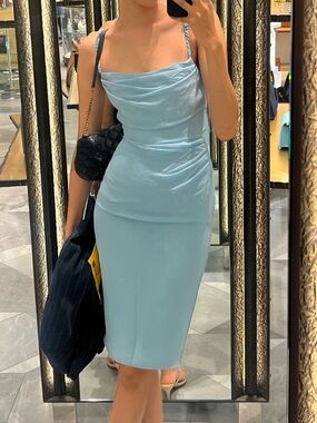 natalya sky satin corset midi dress House of CB | Dresses | House Of Cb Natalya Sky Satin Corset Midi Dress